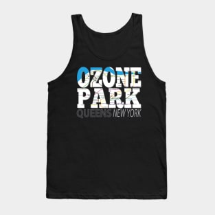 Fun Cool Ozone Park Queens New York with Subway Map Tank Top